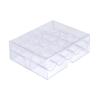 Menolana Acrylic Chip Case Chip Carrier Lightweight Organizer Container Chip Tray Transparent for Family Parties Tabletop Game Travel view 2
