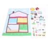Felt Story Board 39pcs Room Decor with Furniture for Children, Create Fun Stories in Child's Own Room, Preschool Learning Activities for Kids Above 3 Years Old view 3