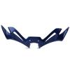 Cnswee6 Motorcycle Front Winglet Aerodynamic Spoiler Fairing Cover for Yamaha R3 R25 2022 2019 2020 2021, Blue view 3