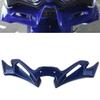 Cnswee6 Motorcycle Front Winglet Aerodynamic Spoiler Fairing Cover for Yamaha R3 R25 2022 2019 2020 2021, Blue view 4