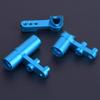 Phefop Exquisite Workmanship Aluminum Steering Servo Saver Upgrade for HSP 1:10 RC Model Car RC Accessory Blue Set of 3PCS (Blue) view 3