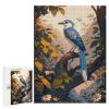 Wooden Puzzle - Retro Bird Jigsaw PuzzlesWooden Puzzles for Adults 500 Pieces Unique Gifts for Wall ArtChallenge PuzzlesEducational GamesFamily Puzzles view 1