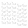 EHJRE 30Pcs Track Fixer Clips for Tracks Track Fixing Clips Train Accessories for Toddlers, Clear view 1