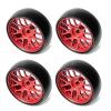 26.5Mm Hard Drift Metal Wheel Rim Tyres for Wltoys 284131 K969 K979 K989 Kyosho Mini-Z 1/28 RC Car Parts,Yellow(Red) view 1