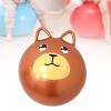 DYNWAVE Jumping Ball,Inflatable Bouncy Ball,Cartoon 42cm Exercise Ball,Indoor and Outdoor Games for Children,Cute Sports Hopping Ball, Light Brown view 3