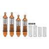 4Pcs RC Car Shock Absorbers Set, Replacement Shocks for LOSi Lasernut U4 Tenacity 1/10 Off Road Vehicle, High Elastic Spring, Aluminum Alloy and Plastic Material, Stable Running (Orange) view 1