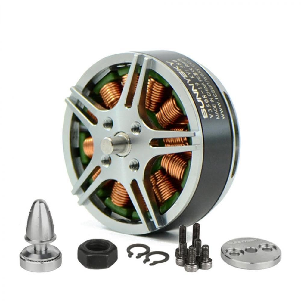 CUIPPWRJ V3508 Brushless Motor 380KV 580KV 700KV Compatible with 4-6S V-Series RC Multicopter Drone Aircraft Toy Compatible(1pcs 580kv Motor)