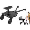 2 in 1 Sit and Stand Buggy Wheeled Board Suitable for Most Brands of Strollers,Stroller Board Attachment for Toddler 3-7 Years Old view 1