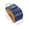 Alipis Dice Pouch Compact Storage Bag for Dice Coins and Accessories Blue Storage for Gaming and Jewelry view 3