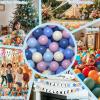 GOGOSO Cream Ball Pit Balls 100 Balls, 2.2 Inch Ball Pool Balls for Baby Fun Toys, Different Shaped for Toddler Ball Pit, Boys Girl Kids Birthday, Tent,Slides, Cream Mermaid view 3