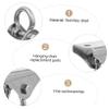 DECOMELODY Stainless Steel Load-Bearing Ceiling Hooks for Hammocks Swings Heavy Duty Easy Install Fastening Accessory for Use Durable view 3
