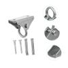 DECOMELODY Stainless Steel Load-Bearing Ceiling Hooks for Hammocks Swings Heavy Duty Easy Install Fastening Accessory for Use Durable view 4