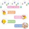 24Pcs Easter Ducks,Mini Rubber Ducks for Kids,2 Inch Bunny Duckies Bath Toys for Easter Party Favors Supplies Decoration,Classroom Exchange Prizes Gifts view 3