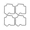 Motorcycle Carburetor Float Needle Gasket Parts Repair Kit for XL600R XL600 X-L 600R 600 R Right & Left Side view 2