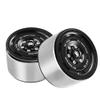 4pcs Vintage Metal 1.9 Inch Beadlock Wheel Rims Compatible with 1/10 RC Crawler Cars Gen8 view 2