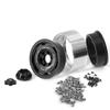 4pcs Vintage Metal 1.9 Inch Beadlock Wheel Rims Compatible with 1/10 RC Crawler Cars Gen8 view 4