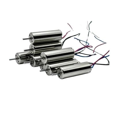POWTAXBJGD 720 Coreless Electronic Starter DC 3.7V 48000RPM High Speed Aircraft Electronic Starter Ndfbe 7mm*20mm Electronic Starter RC Drone(Black and White Wire)