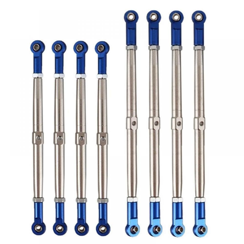 VyTRdW 8pcs Metal Push Rod Link Turnbuckle Set 1/10 RC Cars Compatible with Revo 2.0 Upgrade Parts