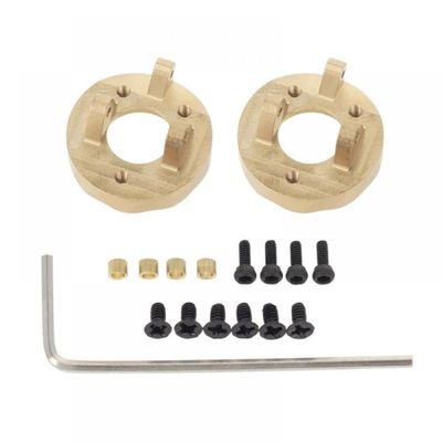 VyTRdW Brass Steering Cup Rear Counterweight Brake Disc Compatible with RC Cars Like Jimny FMS 1/18 1/24