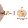 VyTRdW Brass Steering Cup Rear Counterweight Brake Disc Compatible with RC Cars Like Jimny FMS 1/18 1/24 view 3