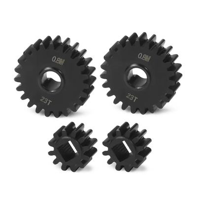 VyTRdW 32P Heavy Duty Overdrive Portal Gear Set 21T/14T 23T/12T Compatible with 1/10 RC Crawler Rigs F9 III AR45P Axle Upgrade(23T 12T)
