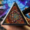 7.5" Stars and Moon Kaleidoscope for Adults,Handmade Triangular Prism Sun Planet Universe Adults Kaleidoscope, Gift Box,Birthday Christmas New Year Valentine's Day Present Gift Man Woman view 3