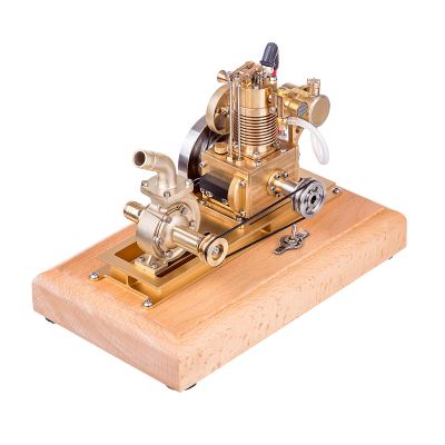 Xenotrix Mini Engine That Runs| 4 Stroke Engine Model for Adults, Vertical Engines Models Air-Cooled Single-Cylinder, Vintage Decor, Cool Science Gadgets, Mechanical Engineering Gift (RTR)