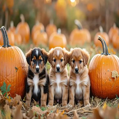 500 Pieces Puzzles for Adults Kids Cool Anime Puppies in The Pumpkin Patch Wooden Puzzles Family Decorations Puzzle Game Education Game Parent Child Game Thick Sturdy Hard Challenging Difficult