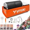 VIYUKI 6LB Professional Rock Tumbler Kit with Replacement 3Lb Barrel view 2