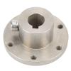18014 Key Hub, 14mm/0.6in Stainless Steel RC Shaft Coupling with Chain Slot Heavy Duty Flange Coupling Connector Replacement Parts for DIY RC Model view 1