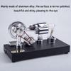 BrickCraftWorks Hot Air Sterling Engine Kit for Adults, High Temperature Metal Gamma Hot-air Stirling Engine Model with Bulb Educational Toys Gifts view 3