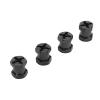 4PCS 12mm Dia 15mm Length Hex Hub Extenssion with Lock Pins for RC Cars, Aluminum Alloy RC Wheel Hex Spacer (b) view 2