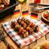 100 Pcs Germany Flag German Toothpick Flags, Cocktail Picks Mini Stick Cupcake Toppers Country Picks Party Decoration Celebration Cocktail Food Bar Cake Flags view 4