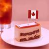100 Pcs Canada Flag Canadian Toothpick Flags, Cocktail Picks Mini Stick Cupcake Toppers Country Picks Party Decoration Celebration Cocktail Food Bar Cake Flags  view 3