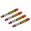 1/24 RC Crawler Car Metal Shock Absorber 51MM Oil Damper for Axial SCX24 AXI00001/2/4 AX24 or 1/18 TRx4m Upgrade Parts(4pcs Red) view 2
