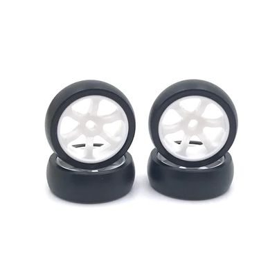 25mm Drift Tires Compatible with 1/28 Scale RC Cars Compatible with K969 K979 K989 K999 and -z -d -q Plastic Wheels Upgrade