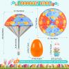 CPSYUB Easter Basket Stuffers Toys for Kids: Easter Parachute Toys for Kids - Easter Egg Fillers Ideas Gifts Outdoor Games for 4 6 8 10 12 Year Old Boys Girls (6 Pack) view 4