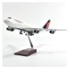 Scale Aircraft 46cm 1/160 for Delta Boeing 747 Plane Model Aircraft Diecast Resin Airplane Finished Model Suitable for Display(with Light) view 2