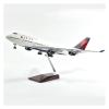 Scale Aircraft 46cm 1/160 for Delta Boeing 747 Plane Model Aircraft Diecast Resin Airplane Finished Model Suitable for Display(with Light) view 3