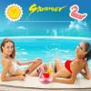 36 Pack Inflatable Flamingo Drink Holder Rose Gold Blow Up Flamingo Drink Floats Hot Tub Drinking Cup Coasters for Summer Swim Pool Party view 3