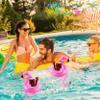 120 Pack Inflatable Flamingo Drink Holders Pink Flamingo Drink Floats Blow Up Flamingo Floating Drink Holder Cup Coasters for Summer Pool Swim Party view 4