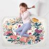 Extra Large Resuable Bed Underpads Water Resistant Bed Pad Portable Bed Liners for Infant Baby 52x34in Valentines Day Flowers Heart Love You Mose view 4