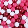 GUESVOT Play Ball Pit Balls for Kids, Plastic 2.2 Inch Balls, 100 Pack, Bright Colors, Phthalate and BPA Free, Includes a Reusable Storage Bag with ZipperRed Mix view 1