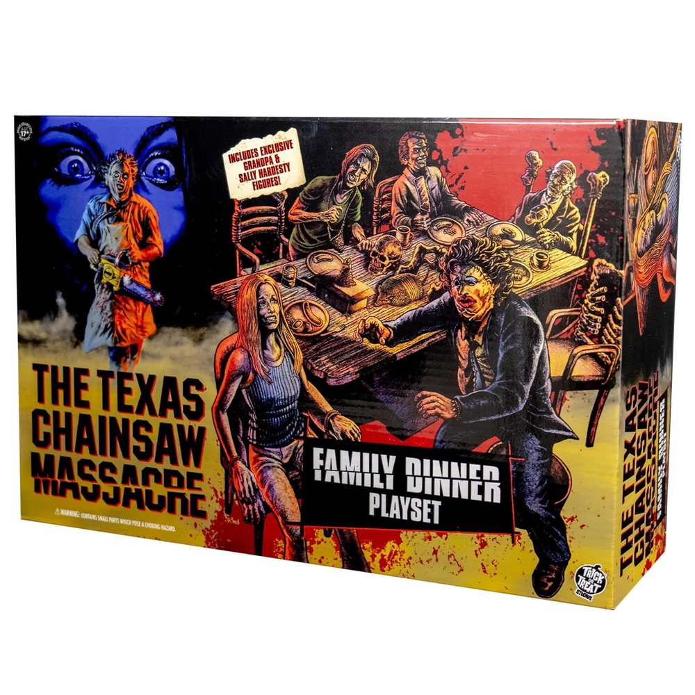 Trick Or Treat Studios The Texas Chainisaw Massacre (1974) Dinner Scene 5 Inch Figure Playset