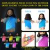 CroBlissful 30 Sets Mini Jesus Figurines Bulk Glow in The Dark with Let Your Light Shine Cards Jesus Figures Toys for Christian Sunday School Religious Gifts Easter Egg Stuffers(Open Your Arms) view 3