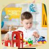 20 Pack Wooden Train Track Bridge Include 6 Train Track Bridge Support 12 Straight Track 2 Ascending Tracks Wood Track Pieces Compatible with Most Train Tracks view 3