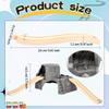 6 Pack Train Cave Tunnel Train Track Wooden Train Railway Ascending Tracks Wood Track Accessories Train Track Expansion Packs Compatible with All Major Wooden Railways view 2