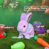 Easfan Walking Rabbit with Carrot nteractive Electronic Pet Plush Bunny Toy with Sounds and Movements Hoping Rabbit Ears Moving Educational Plush Toy Easter Birthday Gifts for Kids Girls, 7'',Rainbow view 4