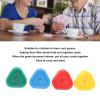 4pcs Playing Card Holder,Kids Card Holder,Card Holder for Playing Cards,Plastic Triangle Shaped Spring Design Hands Liberate Poker Card Holder for Poker Games and Cartoon Card view 3