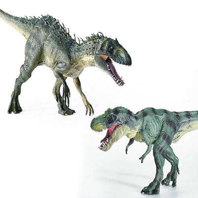2Pcs Dinosaur Set, 15.7" Large Tyrannosaurus Rex and 12.2" Realistic T-rex, Educational Dinosaur Action Figure Wildlife Animal Model, Great for Collector, Party Favor, Birthday Gifts